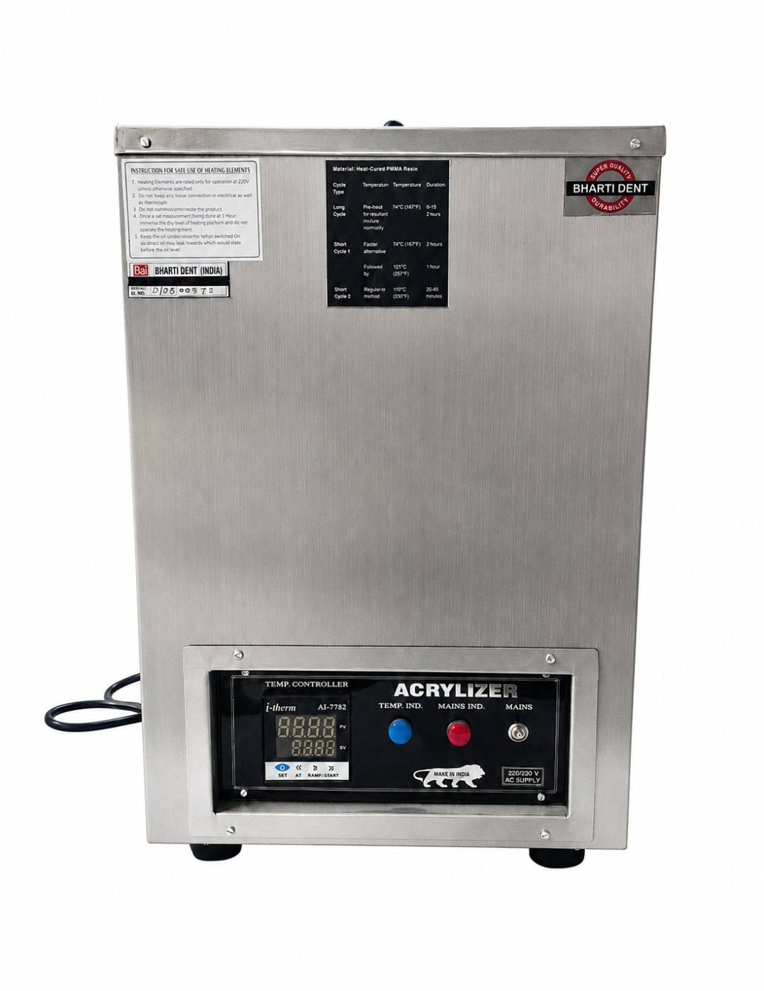 Digital Dental Acrylizer(S.S)