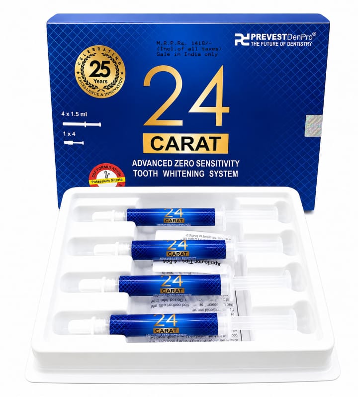 Prevest 24 Carat Bleaching Kits Tooth Whitening Material